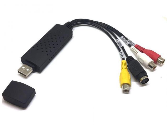 Устройство видеозахвата Espada USB 2.0 - RCA/S-video EmcUsbRca адаптер карта плата для оцифровки - фото 1 - id-p201285510