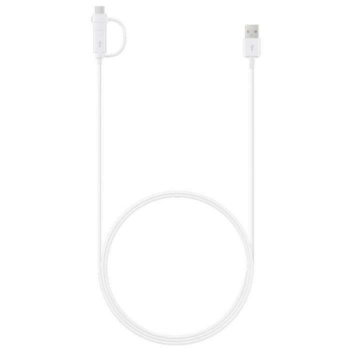 Аксессуар Samsung EP-DG930 microUSB / USB Type-C White EP-DG930DWEGRU - фото 1 - id-p201417558