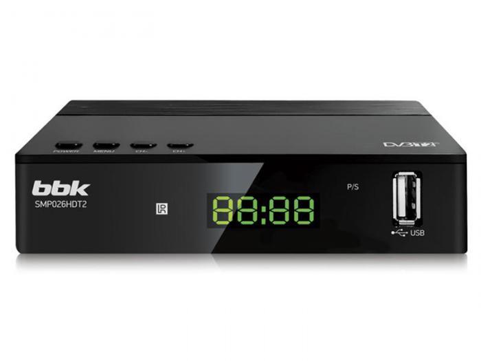 Приставки для цифрового тв BBK DVB-T2 SMP026HDT2