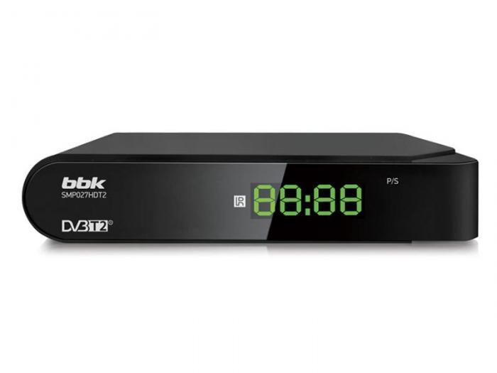 Цифровой ресивер BBK DVB-T2 SMP027HDT2 - фото 1 - id-p200811136
