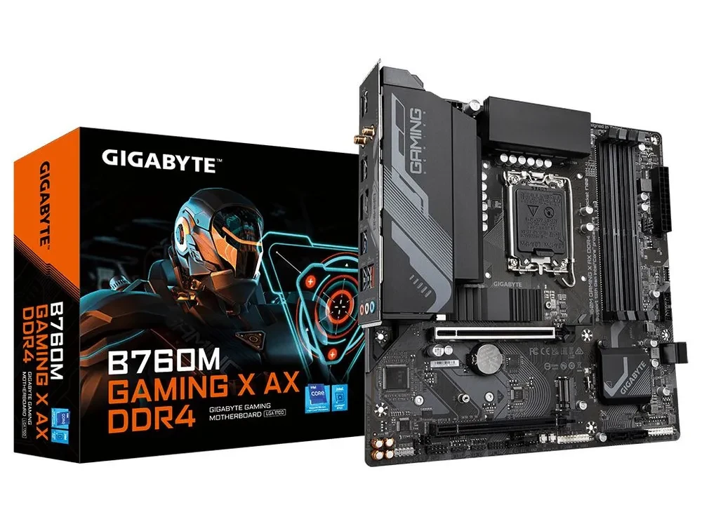 Материнская плата Gigabyte B760M Gaming X AX DDR4 (rev. 1.x)