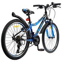 Велосипед Stels 24 Navigator 410 V V010 (рама 12) (21-ск.) черный/синий