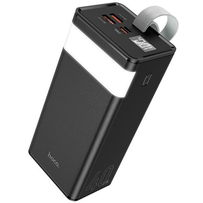 Аккумулятор внешний Hoco J86 Powermaster 22.5W 40000mAh (Черный) - фото 1 - id-p201454402