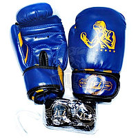 Набор для бокса детский (перчатки+капа+бинты) ZEZ Sport ПВХ (арт. Fighter)