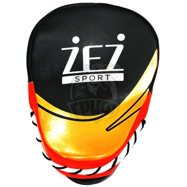 Лапа для единоборств изогнутая ZEZ Sport ПУ (арт. IZ-LAP-DX) - фото 1 - id-p201460264