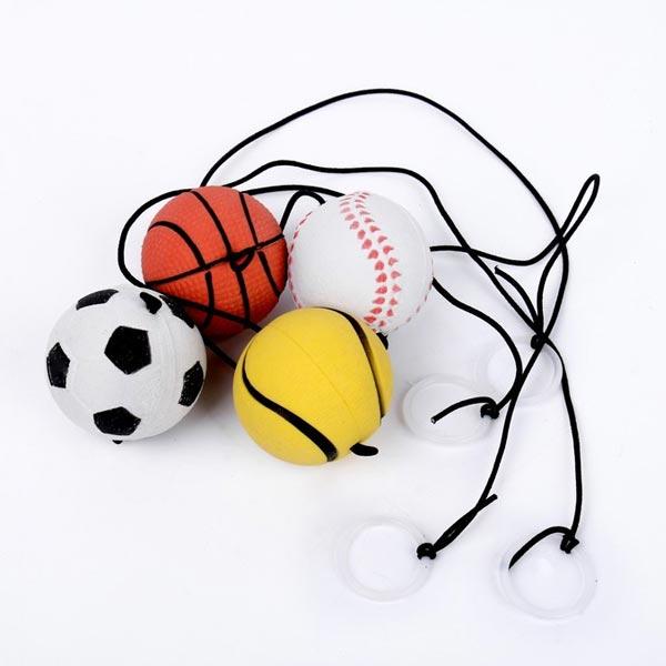 Мяч мягкий на резинке Woow Toys Спорт - фото 1 - id-p201460379