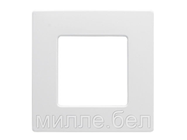 Рамка 1-местная белая, Мастер, BYLECTRICA (80х80х8,5 мм)