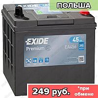 Аккумулятор Exide Premium EA456 / 45Ah / 390А / Asia / Обратная полярность / 237 x 127 x 200 (220)