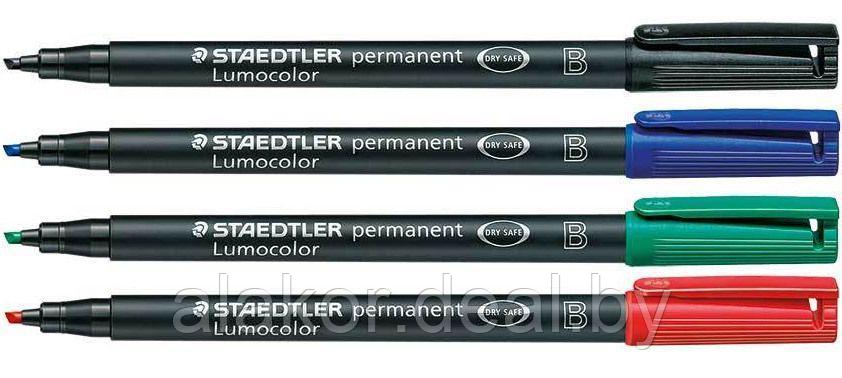 Набор маркеров перманентных STAEDTLER Lumocolor 314 WP4, B, 4 цвета, 1-2.5мм - фото 3 - id-p201466958