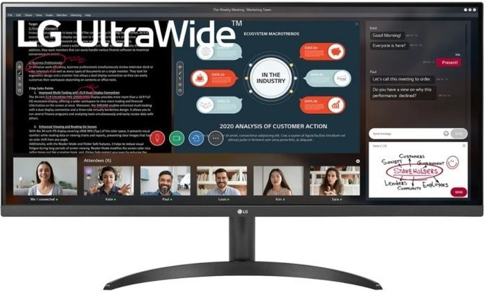 Монитор LG UltraWide 34WP500-B, фото 2