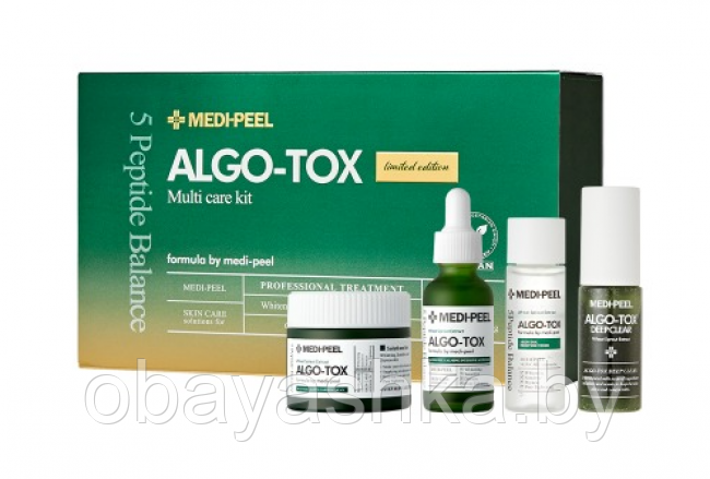 MEDI-PEEL Набор средств для чувствительной кожи Algo-Tox Multi Care Kit, 30мл*3шт, 50мл*1шт - фото 1 - id-p201476658