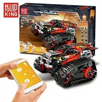 Конструктор 13036 MOULD KING "Гоночный автомобиль", красный с ДУ, 391 деталь, Аналог LEGO Technic