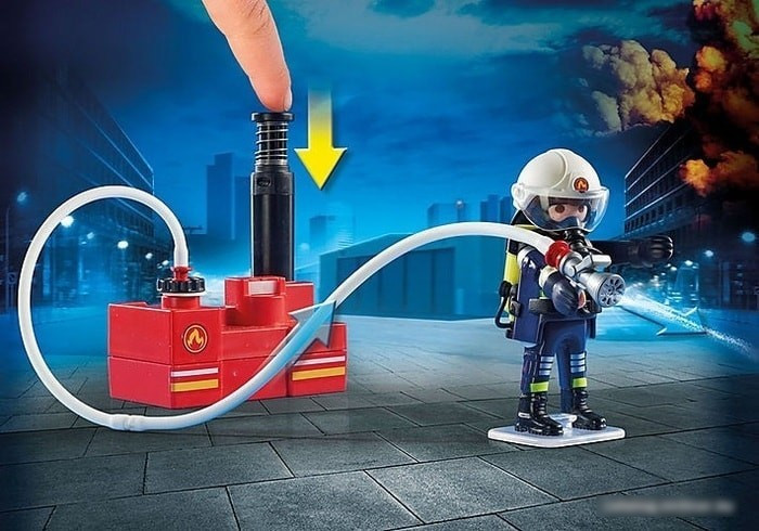 Конструктор Playmobil PM9468 Пожарные с водяным насосом - фото 3 - id-p201477688