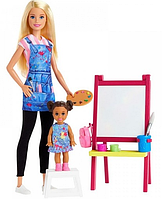 Игровой набор BARBIE "Учитель рисования" GJM29