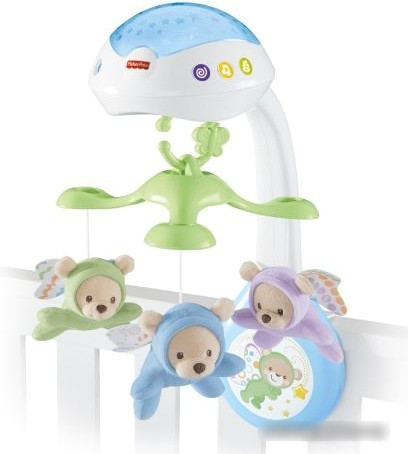 Качели 3 в 1 Fisher Price слонёнок и львёнок