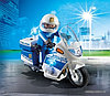 Конструктор Playmobil PM6923 Полицейский мотоцикл со светодиодом, фото 4