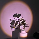 Проекционный светильник Golden Sunset Lamp LED  / USB проектор атмосферная лампа для фото  / тик ток лампа, фото 6