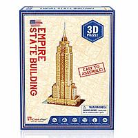 Конструктор 3D пазл. Эмпайр-стейт-билдинг (США, Нью-Йорк) - 24 детали, Cubic Fun
