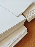 НАБОР! 95-006 набор полосок белого картона, плот. 295 г/м2, 11*55 см, 50 шт.  №6, фото 3