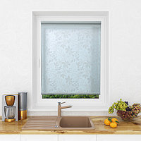 Рулонная штора Мини Lm Decor Флауэр Белый 180х185 см