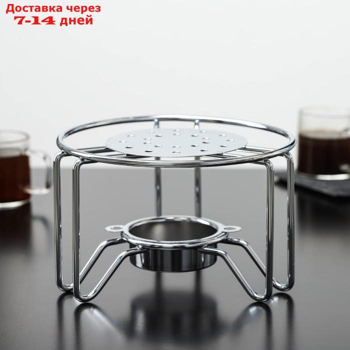 Подставка для чайника со свечкой Доляна "Романтика", 15,5×15,5×10 см - фото 2 - id-p201465624
