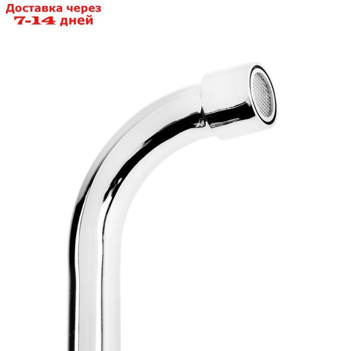 Смеситель для ванны Istok life Standard, двуручный, с длинным изливом, хром - фото 4 - id-p201465846