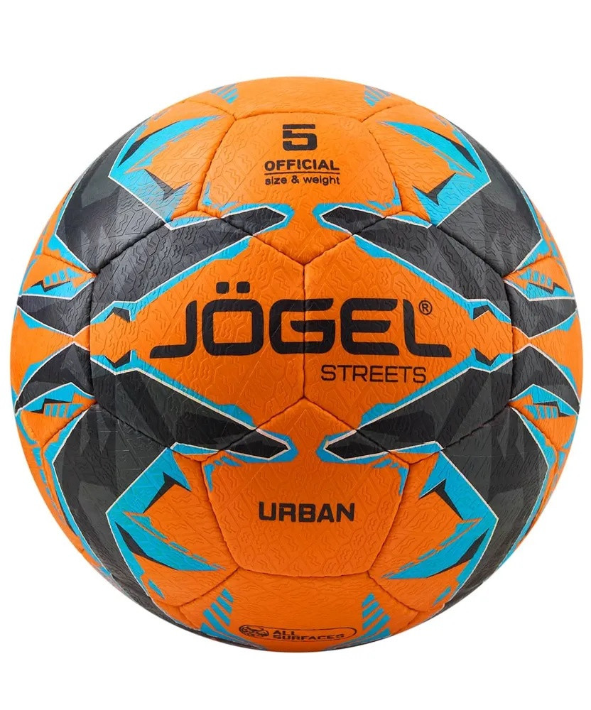 Мяч футбольный Jogel Urban №5, оранжевый (JGL-215070) - фото 1 - id-p201527579