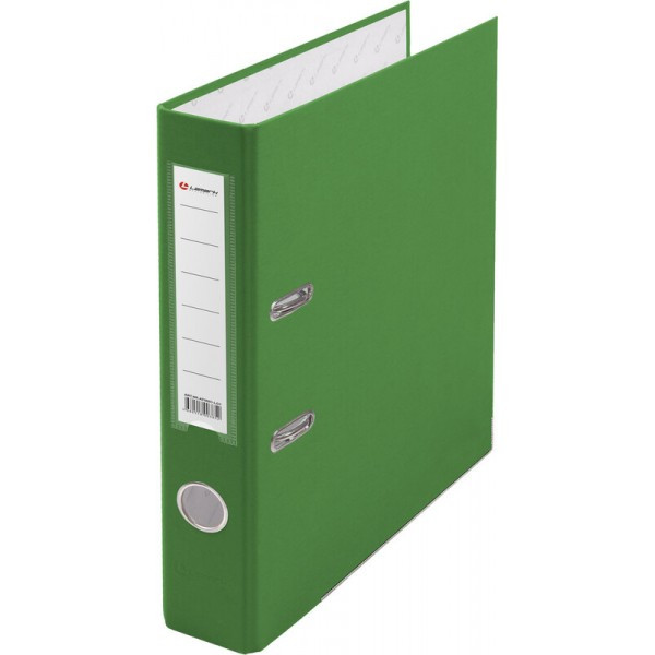 Папка регистратор А4, ПВХ LAMARK, 50 мм, с мет. уголком, светло-зелёный, арт.AF0601-LG1 - фото 1 - id-p201527363