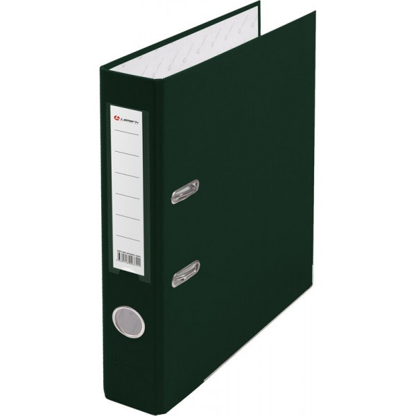 Папка регистратор А4, ПВХ LAMARK, 50 мм, с мет. уголком, зелёный, арт.AF0601-GN1 - фото 1 - id-p201527370
