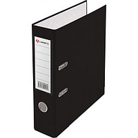 Папка регистратор А4, ПВХ LAMARK, 80 мм, с мет. уголком, черный, арт.AF0600-BK1