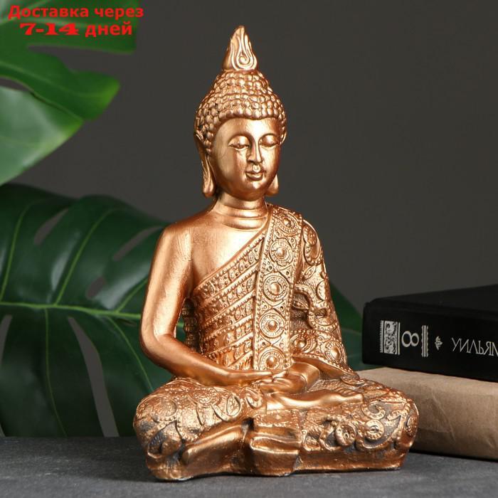 Фигура "Будда малый" бронза 24х16х10см - фото 1 - id-p201465011