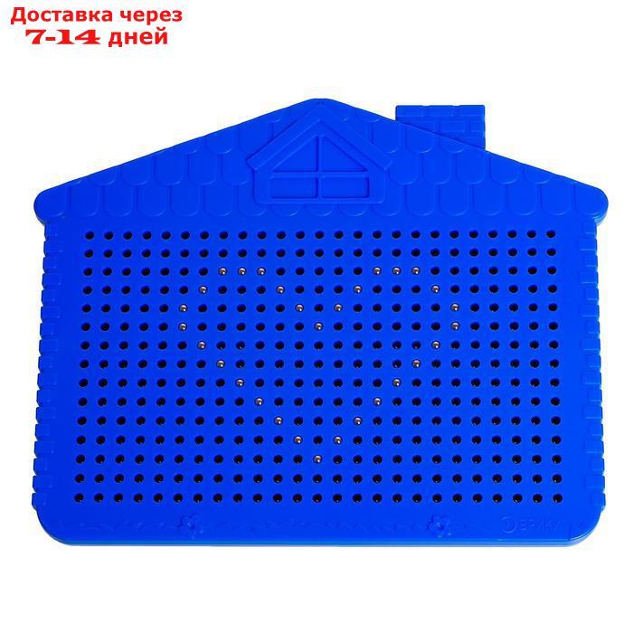 Планшет обучающий "Магнитное рисование", цвет синий, 375 отверстий - фото 2 - id-p201465284