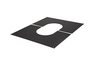 Накладка разрезная 35° - 45° черная, размер 550х770 мм