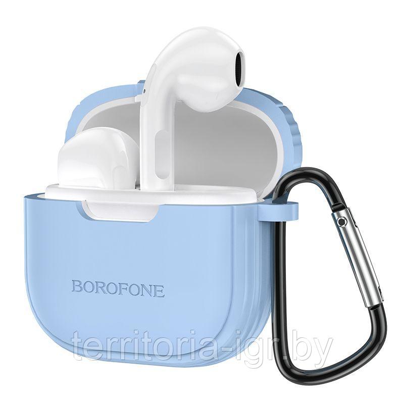 Беспроводная Bluetooth-гарнитура BW29 TWS голубой Borofone - фото 2 - id-p201538318