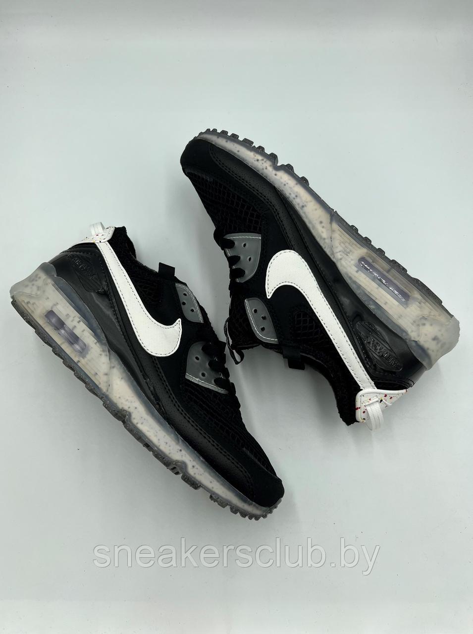 Кроссовки мужские Nike Air Max Terrascape 90 чёрно-белые - фото 1 - id-p201538884