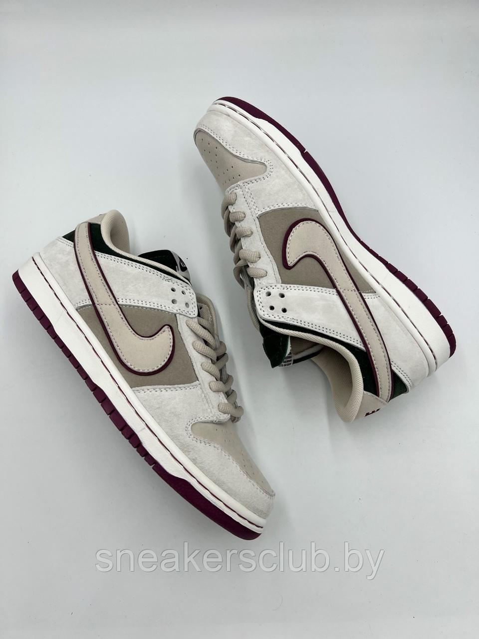 Кроссовки мужские Nike SB / повседневные Nike SB бежево-красный