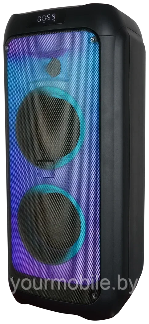 Портативная акустическая система Mivo MD-651 со светомузыкой, микрофоном BT/USB/TF/FM