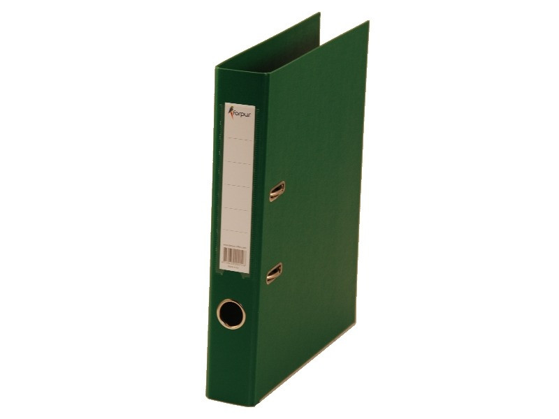 Папка-регистратор 70 мм., ПВХ FORPUS двухсторонняя, с метал.уголком, зеленая, арт.FO20032 - фото 1 - id-p201549618