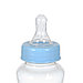 Бутылочка для кормления, классическое горло, приталенная, 250 мл., от 3 мес., цвет синий, фото 4