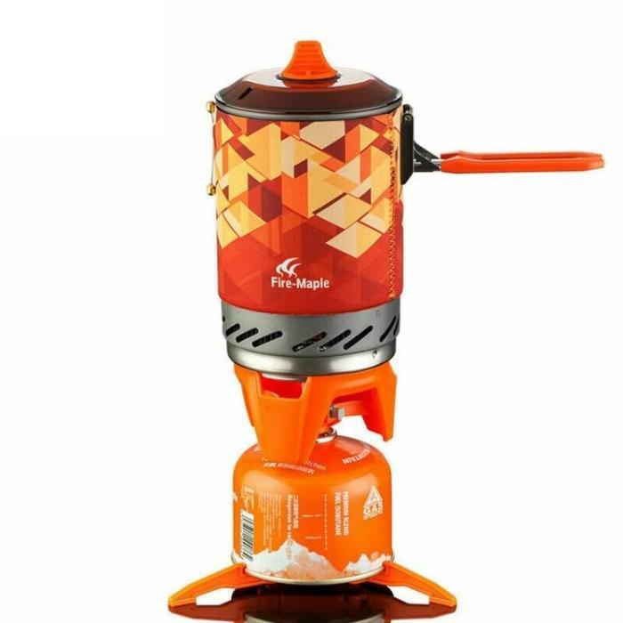 Горелка газовая туристическая Fire-Maple Star X2 оранжевый - фото 1 - id-p201553930