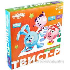 Подвижная игра «Твист-р Смешарики» напольная  с фантами, 6+