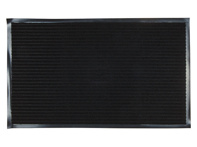 Коврик придверный влаговпитывающий, ребристый Tuff, 50 х 80 см, черный, ТМ Blabar (размер 50 х 80 см) - фото 1 - id-p201553988