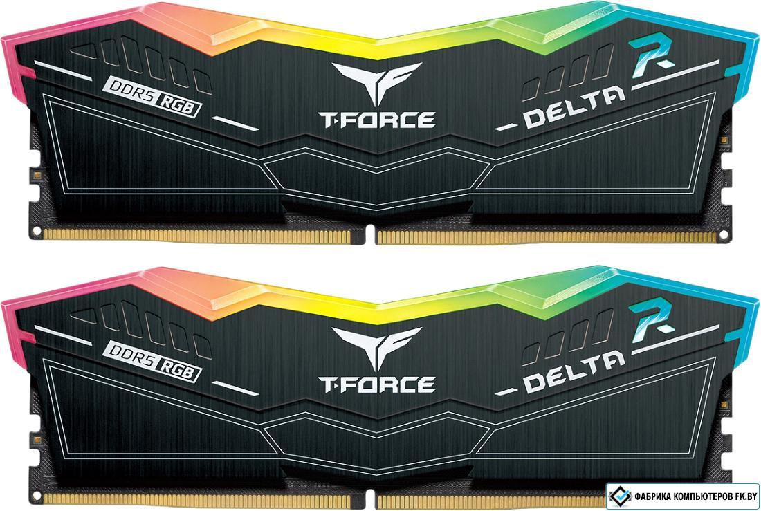 Оперативная память Team T-Force Delta RGB 2x16ГБ DDR5 7800 МГц FF3D532G7800HC38DDC01 - фото 1 - id-p201556142