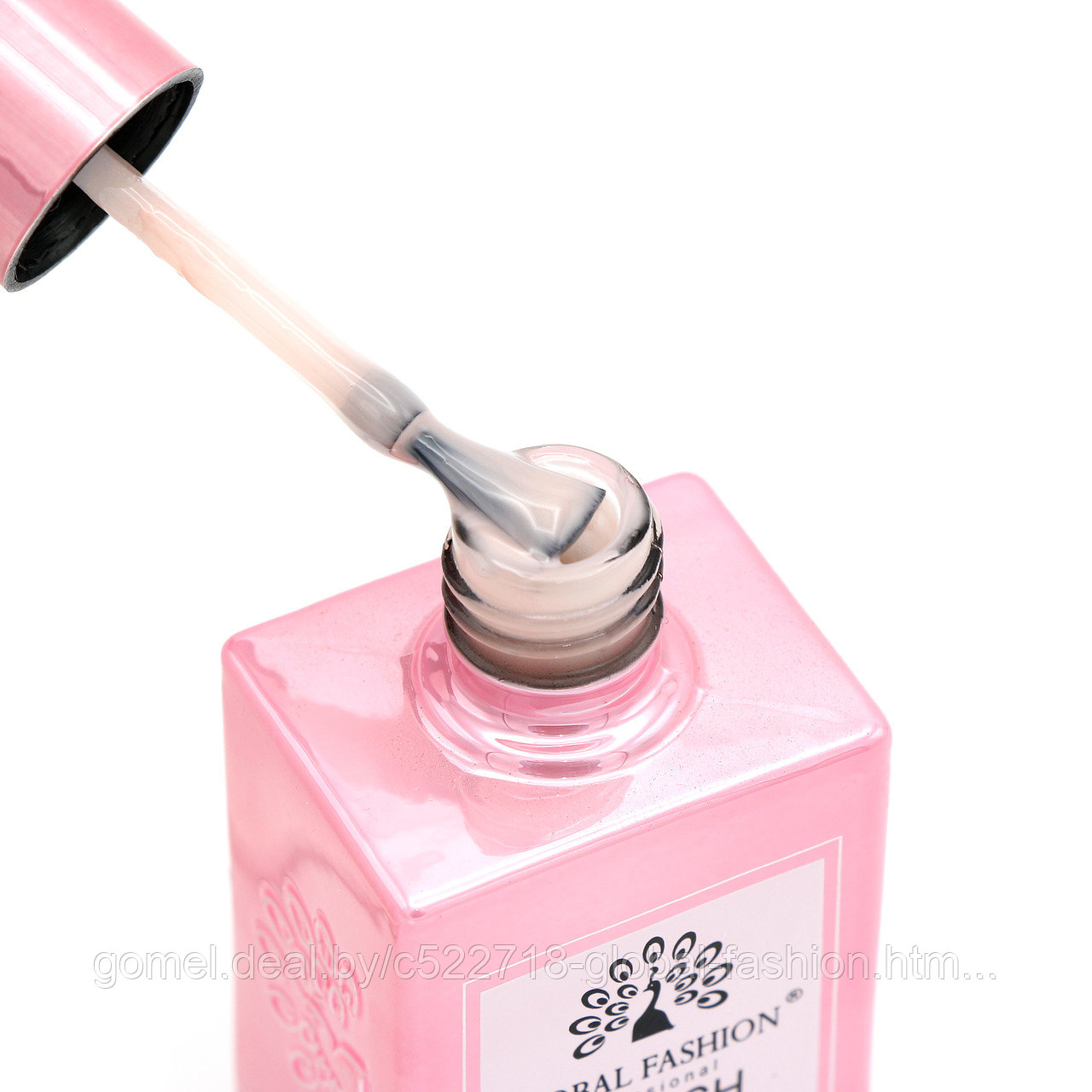 Каучуковая база для гель лака френч, Rubber Base Coat French, 15 мл., Global Fashion 07 - фото 10 - id-p151091776