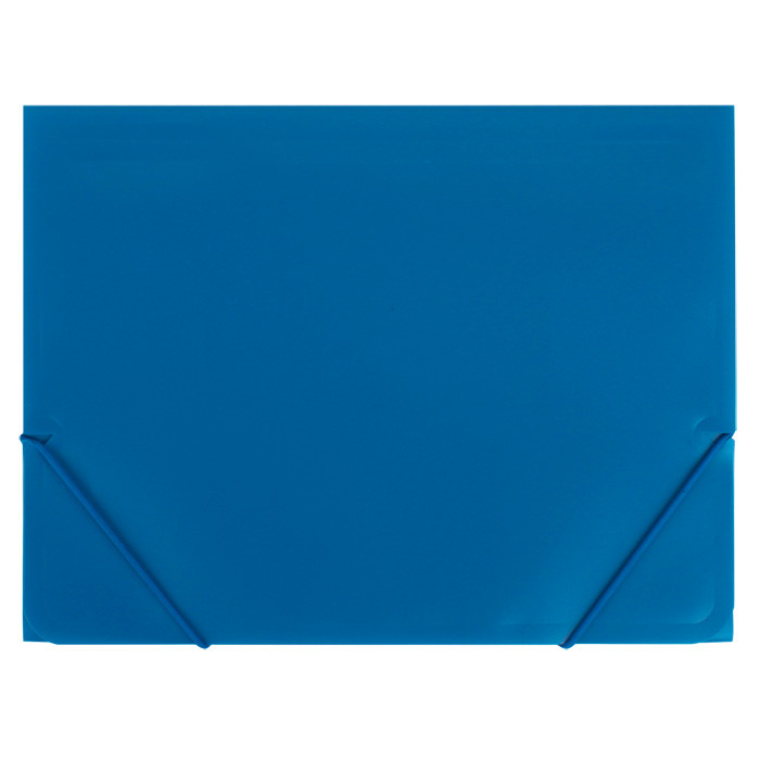 Папка на резинке А4 синяя 300мкм, Sb-09715B-BL