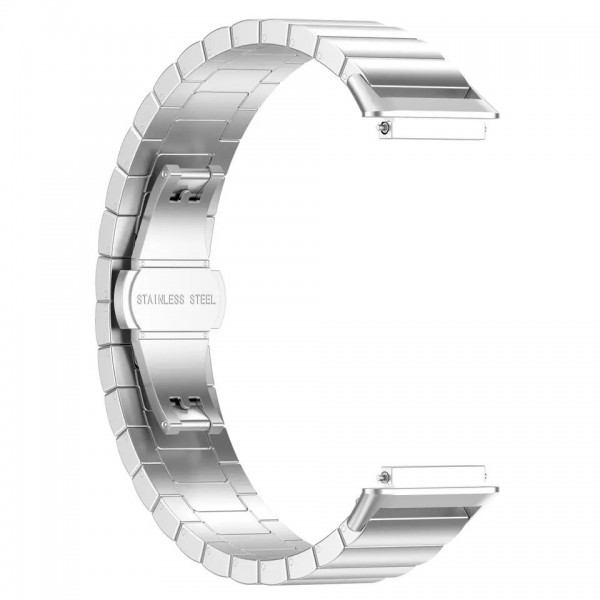 Металлический блочный браслет Rumi Snake для Huawei Band 7 Серебристый - фото 2 - id-p200954377