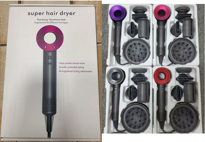 Фен для волос Super Hair с магнитными насадками (Реплика) - фото 10 - id-p189541587