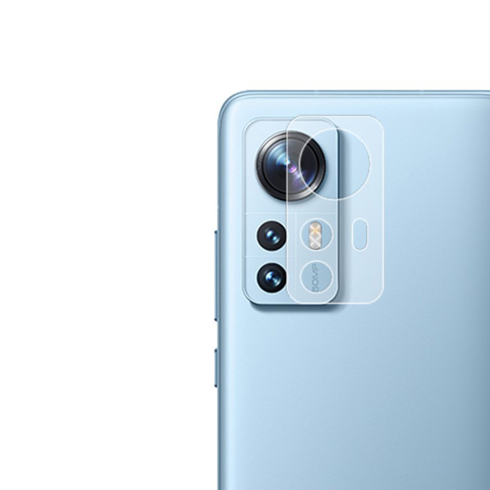 Защитное стекло на камеру для Xiaomi 12 / 12X (прозрачный) - фото 2 - id-p201592058