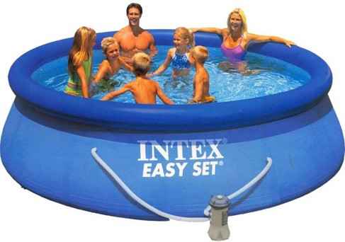 Надувной бассейн Intex 28132 Easy Set 366x76 см + насос-фильтр - фото 1 - id-p201596943