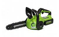 Пила цепная аккумуляторная Greenworks G24CS25 24В